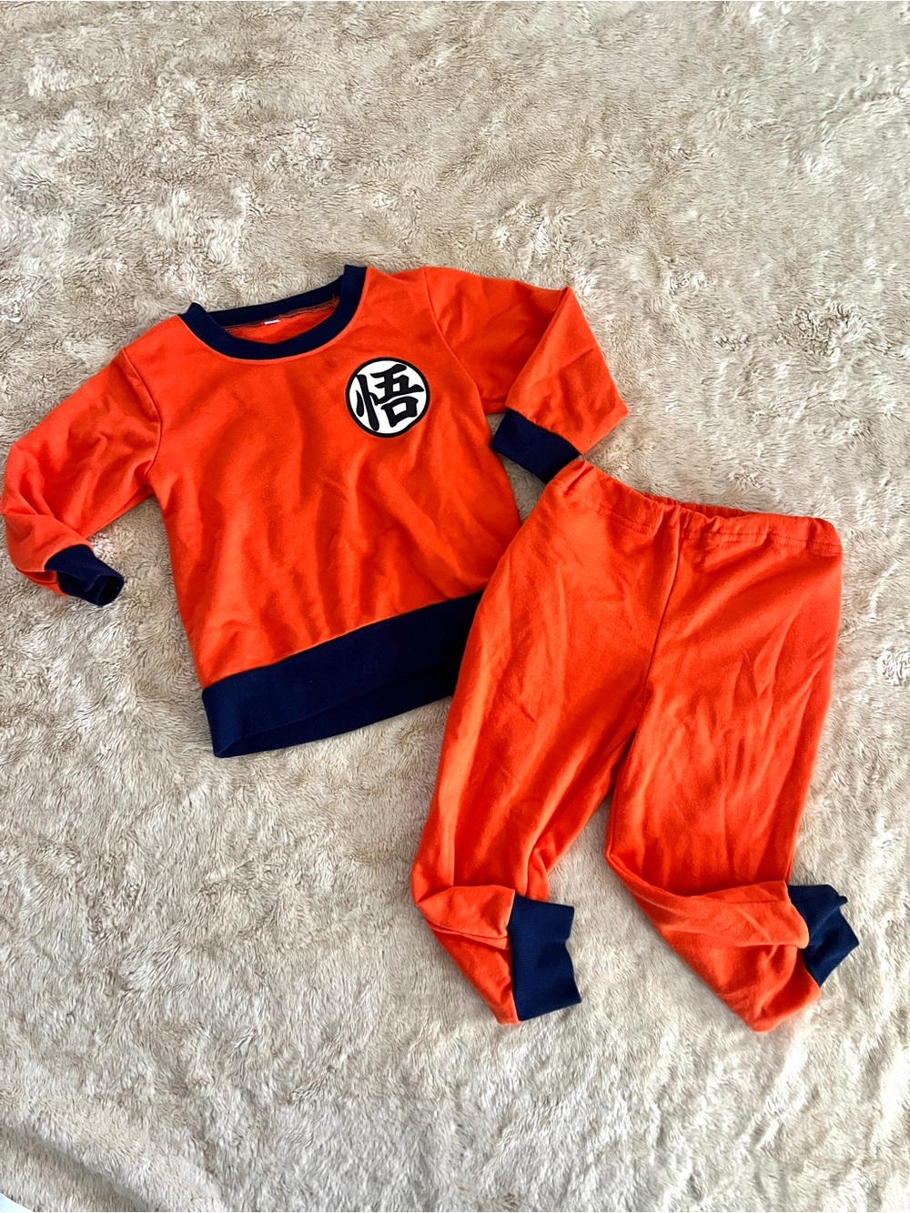 DRAGON BALL Z Toddler Pajama Set Size 95 (2T)